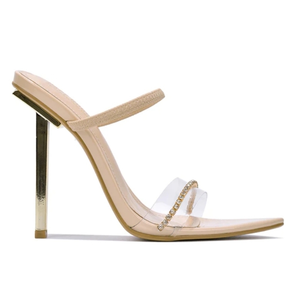 Cape Robbin Rochella Nude Heels Size 10